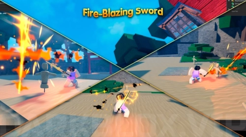 Blazing katana