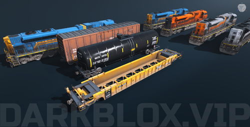 Train Pack (1 Locomotive / 3 Railcars)