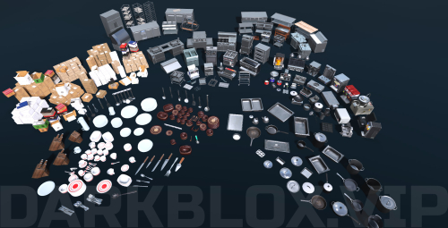 Kitchen - COMBO Prop Pack (VOL 1-7)